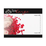 Salon Spa Massage - Blank postcards