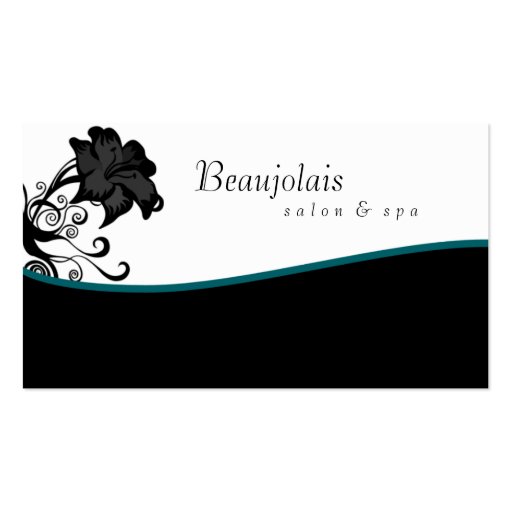 Salon Spa Massage Therapy Business Card
