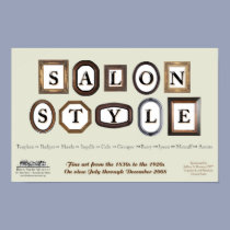 Salon Style exhibition poster posters