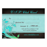 Salon VIP Card Spa Trendy Floral BG Business Cards