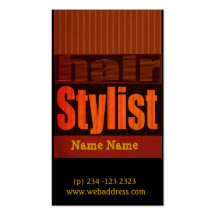 Salons Hair stylist Business Card