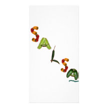 Salsa Chili Peppers Photo Card Template