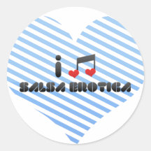 Salsa Erotica Round Stickers
