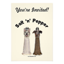 Salt and Pepper Shakers Dogs Announcement