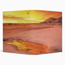 Salt Desert Sunset Binder