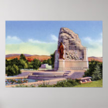 Salt Lake City Utah Mormon Monument Posters