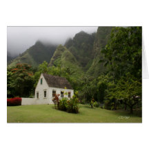 Saltbox on Maui Blank Card