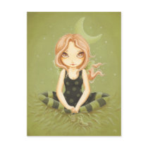 Salting Slugs - Fairy slug postcard