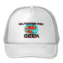 Saltwater Fish Geek Mesh Hats