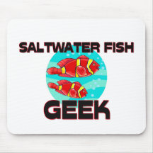 Saltwater Fish Geek Mouse Pad