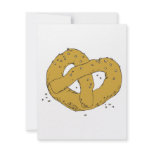 salty hot soft pretzel invites