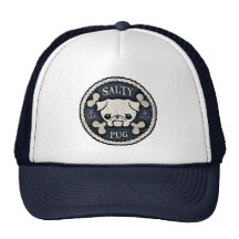 Salty Pug Trucker Hat