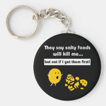 Salty Snacks Keychain