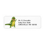 Salty the Crocodile Return Address Labels