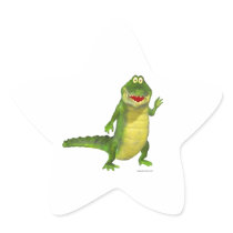 Salty the Crocodile Sticker
