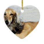 Saluki Portrait Ornament