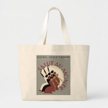 Salut Au Monde Tote Bags