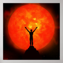 Salutation à The Sun Poster