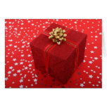 Salutation de la boîte-cadeau Carte-Rouge