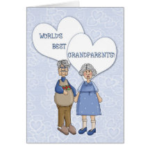 Salutation du jour du grand-parent cartes de vœux