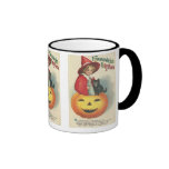 Salutation vintage de Halloween Mug