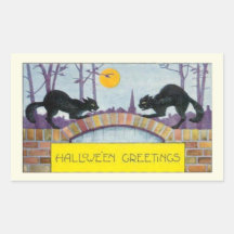Salutations de Hallowe'en Autocollant