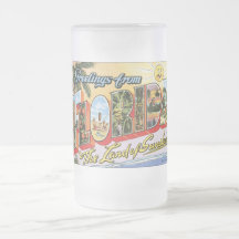 Salutations de la Floride - voyage vintage Tasse