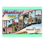 Salutations d'Indiana ! Carte Postale