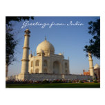 salutations du Taj Mahal Cartes Postales