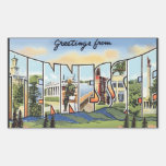 Salutations du Tennessee, cru Stickers Rectangulaires