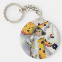 Salutations vintages de Halloween Porte-clé