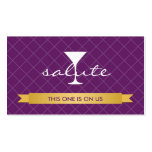 Salute alcoholic drink ticket party event voucher business card template