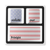 Salute our Troops magnet!