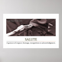 Salute Poster