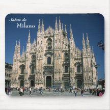 "Saluti da Milano" mouse mat Mousepad