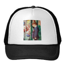 Saluting the Flag Trucker Hat