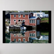 Salvage Fishing Stages Print