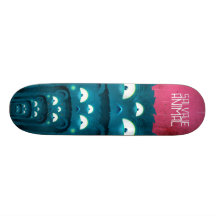 SALVAJEANIMAL BIG-EYE SKATE BOARD