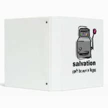 Salvation can't be won in Vegas slot machine Vinyl Binders