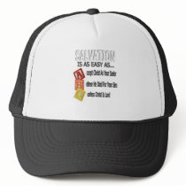 Salvation Is Easy As ABC Trucker Hats