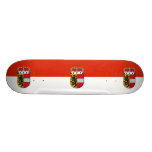 Salzburg, Austria flag Skate Board Deck