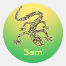 Sam Gecko / Salamander / Lizard Stickers