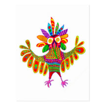 Sam the Mardi Gras Owl Post Card
