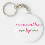 Samantha (Pink Butterfly) Keychain