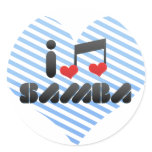 Samba fan stickers