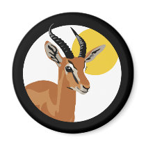 Samer the Gazelle Fridge Magnets