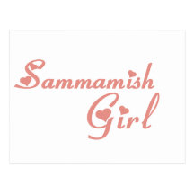 Sammamish Girl tee shirts Post Card