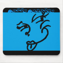 Sammy Sleeves mouse pad.