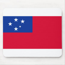 Samoa Flag Mousepad