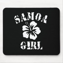 Samoa Pink Girl Mouse Mats